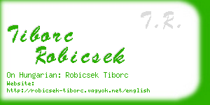 tiborc robicsek business card